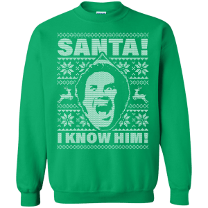 Buddy The Elf - Santa I Know Him Ugly Christmas Sweater - TeesGrab