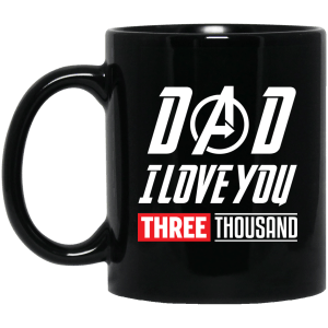 Endgame dad i love you three thousand tony stark mug - teesgrab