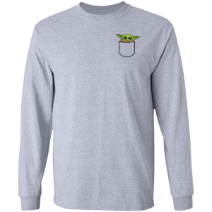 Pocket Baby Yoda T-Shirt - TeesGrab