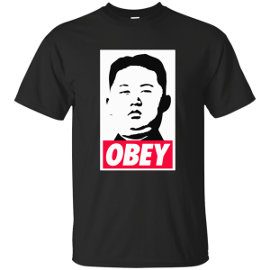 Funny Kim Jong Un Obey Supreme Shirt, Jersey, Hoodie - TeesGrab