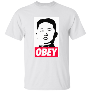 Funny Kim Jong Un Obey Supreme Shirt, Jersey, Hoodie - TeesGrab