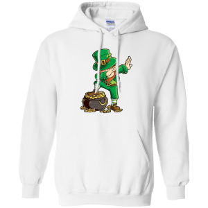St Patrick's Day Dabbing Leprechaun Funny T-shirt - TeesGrab