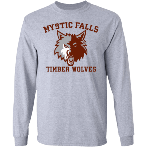 Vampire Diaries Mystic Falls Parker 72 Timber Wolves shirt