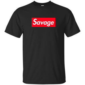 Savage Supreme Logo Box Shirt, Hoodie, Tank - TeesGrab