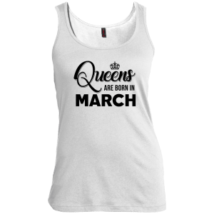 Queens Are Born In March Birthday Girl Shirt, Tank Top, Hoodie - TeesGrab