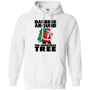 Santa Dabbing Around Christmas Tree T-shirt, Sweater - TeesGrab
