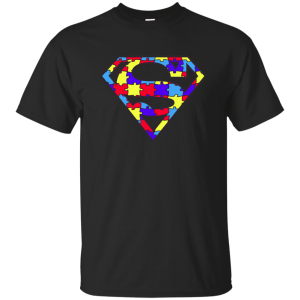 Autism Awareness Superman Logo Light Blue Shirt, Hoodie, Tank - TeesGrab