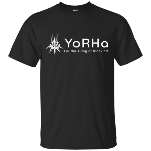 Nier Automata YoRHa for the Glory of Mankind Shirt - TeesGrab