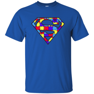 Autism Awareness Superman Logo Light Blue Shirt, Hoodie, Tank - TeesGrab