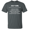 July girl hated by many loved by plenty shirt, tank top - teesgrab