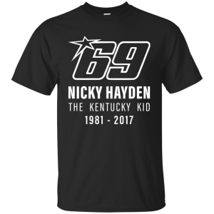 Tribute to Nicky Hayden 2017 Shirt The Kentucky Kid Hoodie - TeesGrab