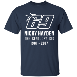 Tribute to Nicky Hayden 2017 Shirt The Kentucky Kid Hoodie - TeesGrab