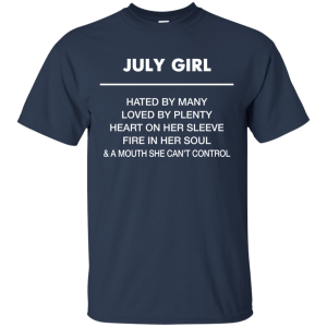 October girl hated by many loved by plenty shirt, tank top - teesgrab