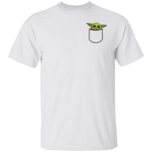 Pocket Baby Yoda T-Shirt - TeesGrab