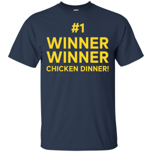 PUBG Top 1 Winner Winner Chicken Dinner Shirt, Hoodie, Tank - TeesGrab