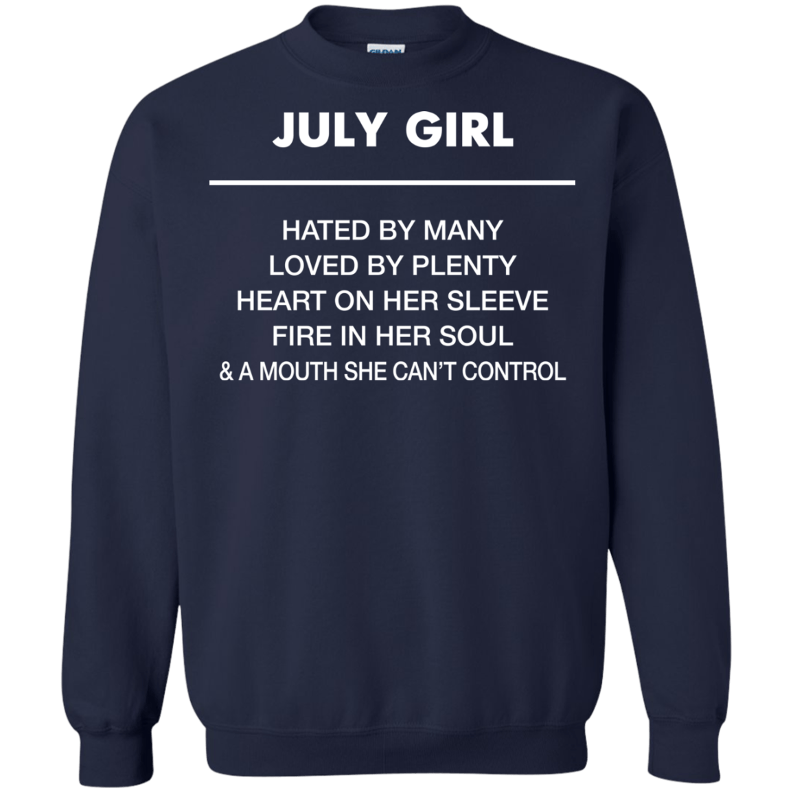 July girl hated by many loved by plenty shirt, tank top - teesgrab