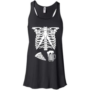 Halloween Skeleton Pizza Beer Costume T-shirt, Hoodie, Tank - TeesGrab