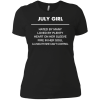July girl hated by many loved by plenty shirt, tank top - teesgrab