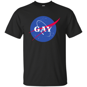 NASA Gay Pride logo T-Shirt - TeesGrab