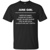 June girl hated by many loved by plenty shirt, tank top - teesgrab