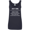 July girl hated by many loved by plenty shirt, tank top - teesgrab