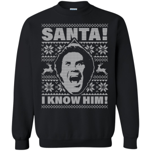 Buddy The Elf - Santa I Know Him Ugly Christmas Sweater - TeesGrab