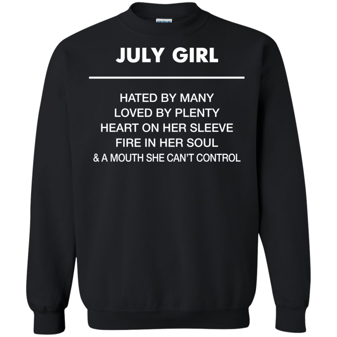 July girl hated by many loved by plenty shirt, tank top - teesgrab