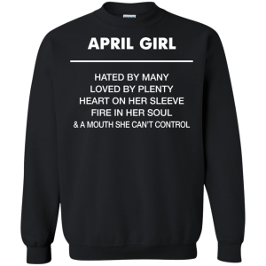April Girl hated by many loved by plenty Shirt, Tank top - TeesGrab