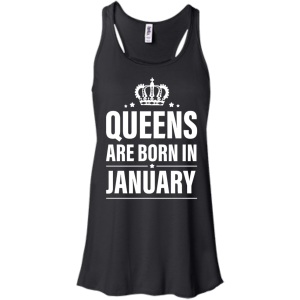 Queens Are Born in January Dress, Tank, Shirt - TeesGrab