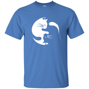 Yin and Yang Cats T-shirt - TeesGrab