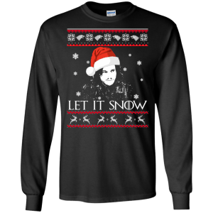Game Of Thrones: Jon Snow Let It Snow Christmas Sweater - TeesGrab