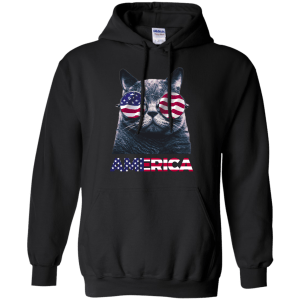 Independence Day America Cat Ameowica Shirt, Hooide, Tank - TeesGrab