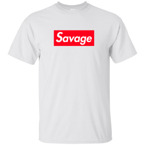 Savage Supreme Logo Box Shirt, Hoodie, Tank - TeesGrab