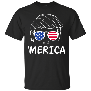 Donald Trump Merica Fourth Of July T-shirt, Hoodie, Tank - TeesGrab
