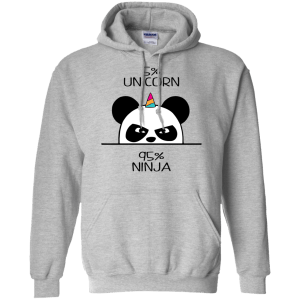 Pandicorn: 5% Unicorn and 95% Ninja Shirt, Hoodie, Tank - TeesGrab