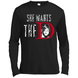 Daryl Dixon: She Wants The D shirt, hoodie, sweater, tank - TeesGrab
