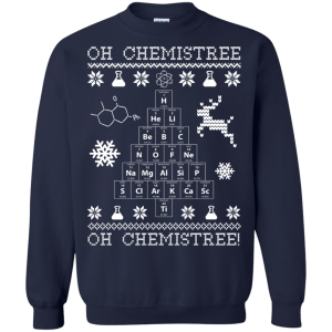 Oh Chemistree Christmas Ugly Sweater, Hoodie - TeesGrab
