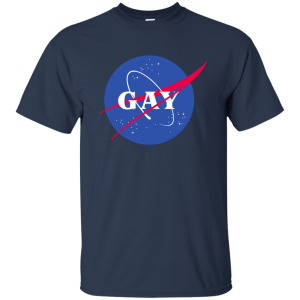 NASA Gay Pride logo T-Shirt - TeesGrab