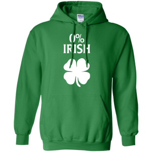 Irish 0% Funny St. Patrick's Day T-shirt, Hoodie, Long Sleeve - TeesGrab