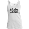 Queens are born in september shirt, tank top, racerback tank top - teesgrab